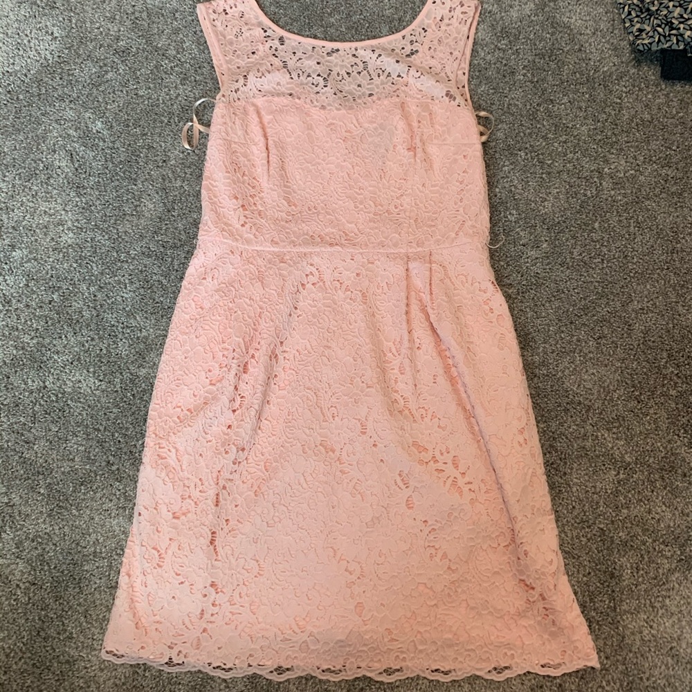 White House black market light pink dress